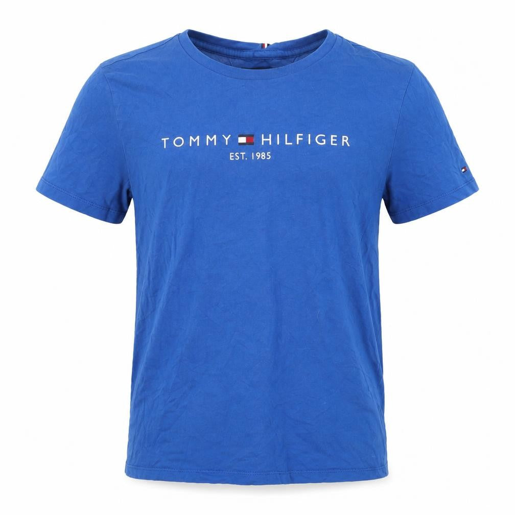 Tommy Hilfiger Boys Blue Cotton T-Shirt, Size 14 Years, Casual