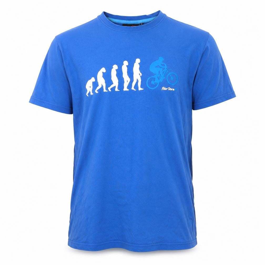 Peter Storm Men's Blue Cycling Evolution T-Shirt, M