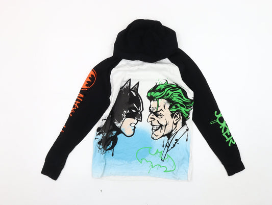 Next Boys Batman Joker Hoodie, Black & White, Size 11 Years