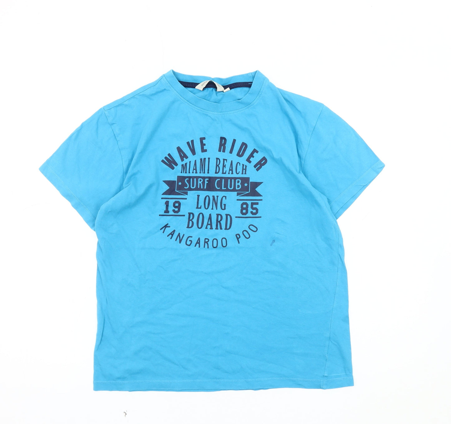 Kangaroo Poo Boys Blue T-Shirt 13 Years Surf Club Design