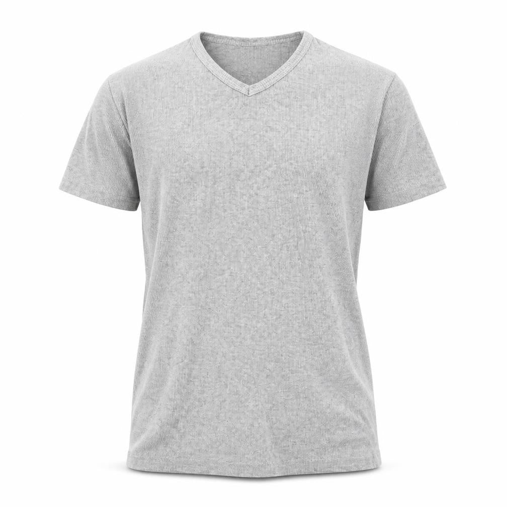 Lee Cooper Men's Grey V-Neck T-Shirt Size S