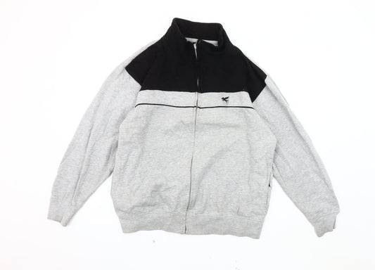 Pegasus Men's Grey Jacket Medium Full Zip Casual