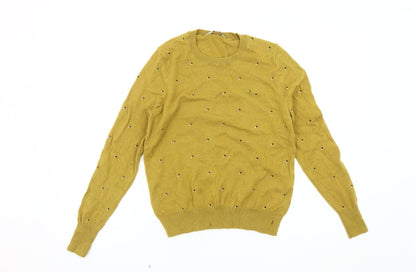 Additional front view of L.K. Bennett Women's Yellow jumper, size S