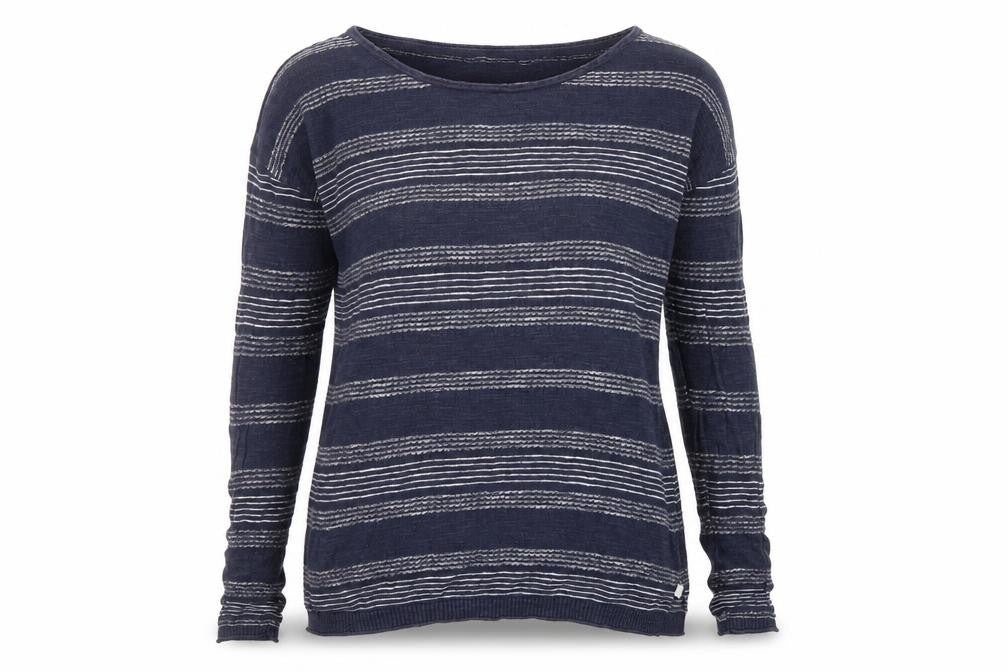 FatFace Women's Blue Striped Top Size 8