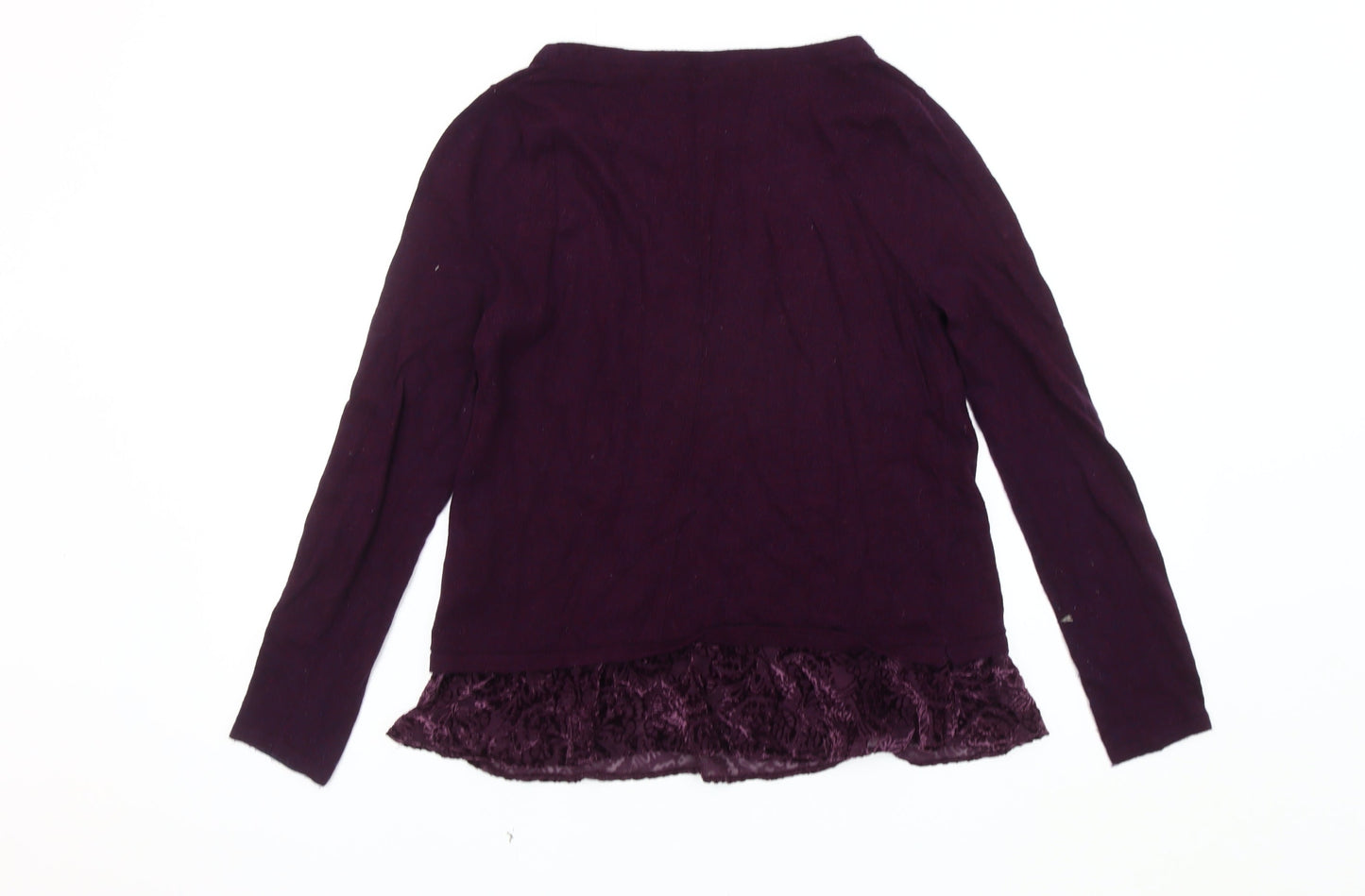 White Stuff Women's Purple Pullover Jumper Size 12