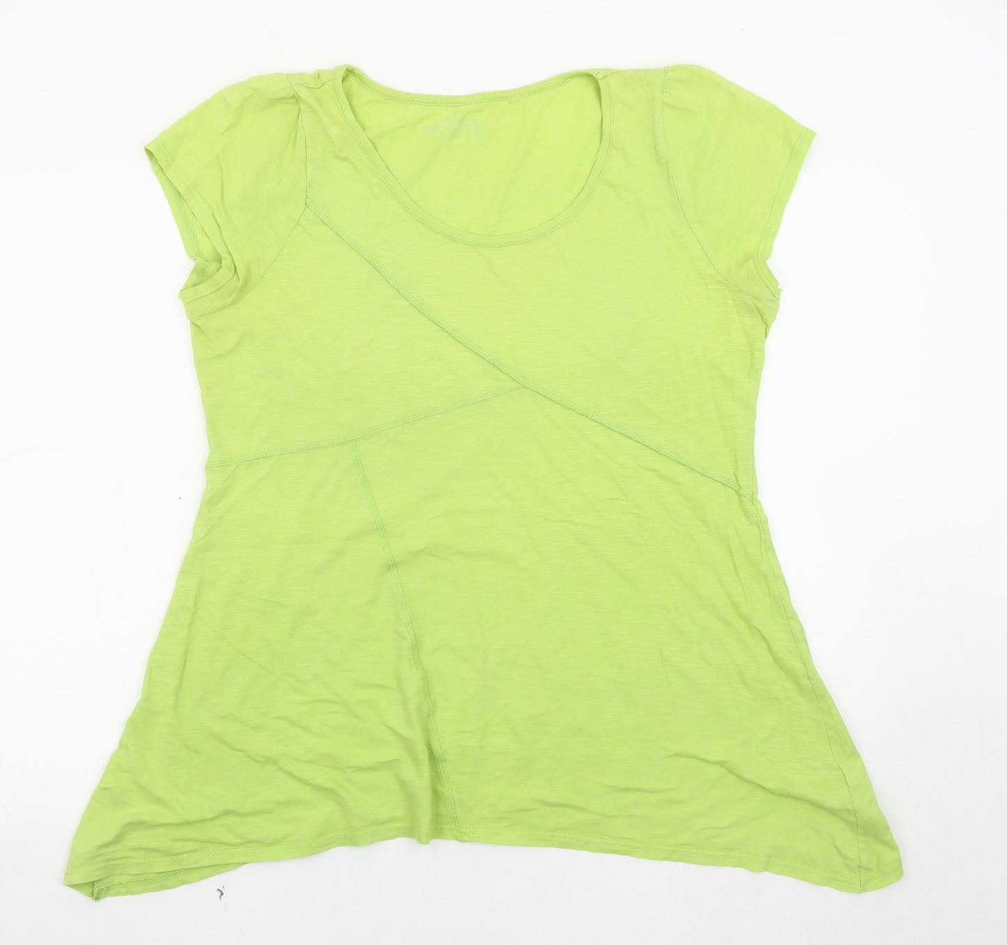 BHS Women's Green Size 20 Cotton T-Shirt
