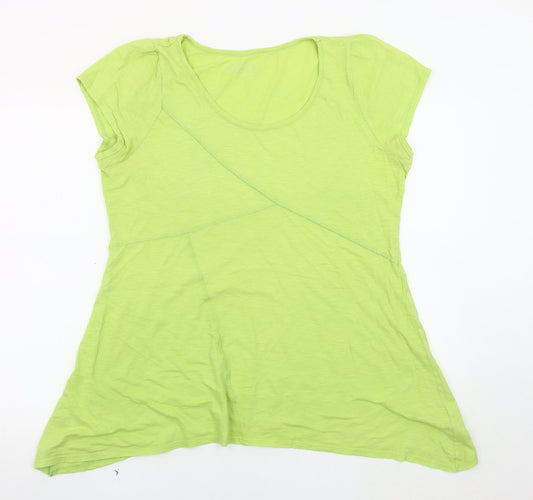 BHS Women's Green Size 20 Cotton T-Shirt