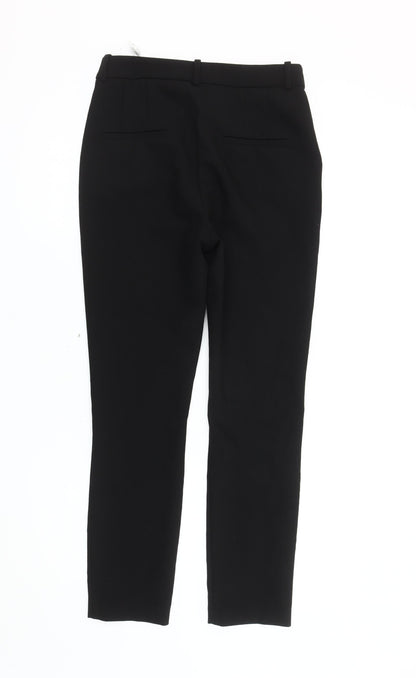 Zara Mens Black Slim Trousers for