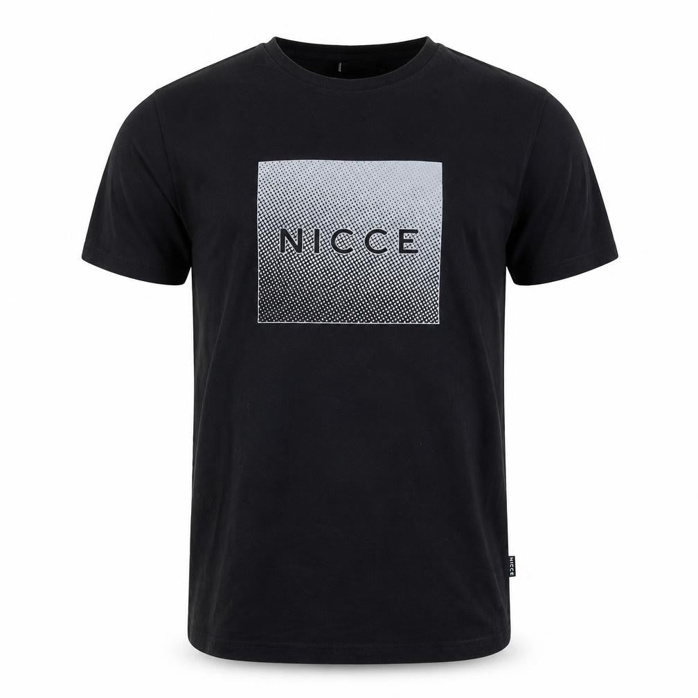 NICCE Black Men’s T-Shirt - Size S - Logo Accent