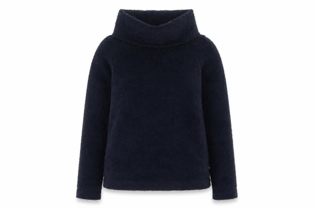 Regatta Women's Blue Fleece Roll Neck Sweatshirt Size 12
