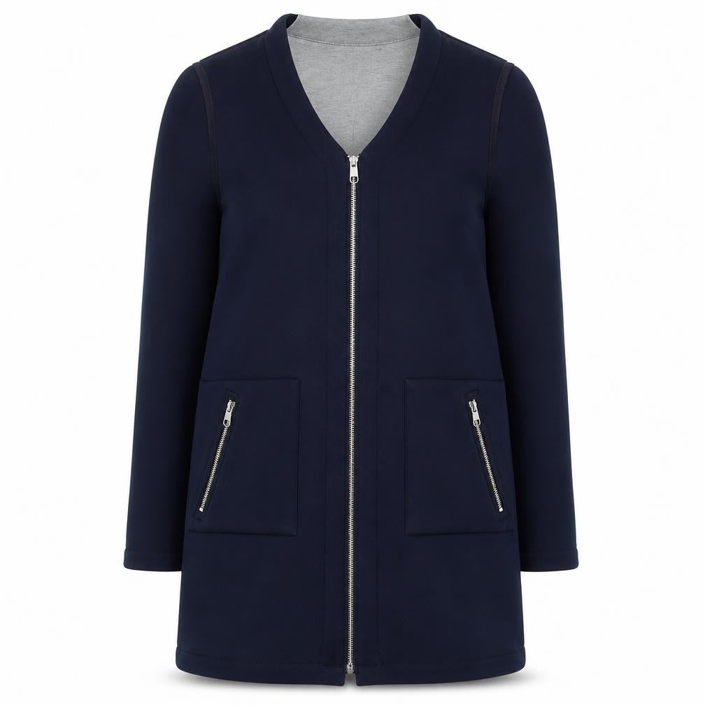 Steve Madden Women's Blue Mid-Length Jacket M
