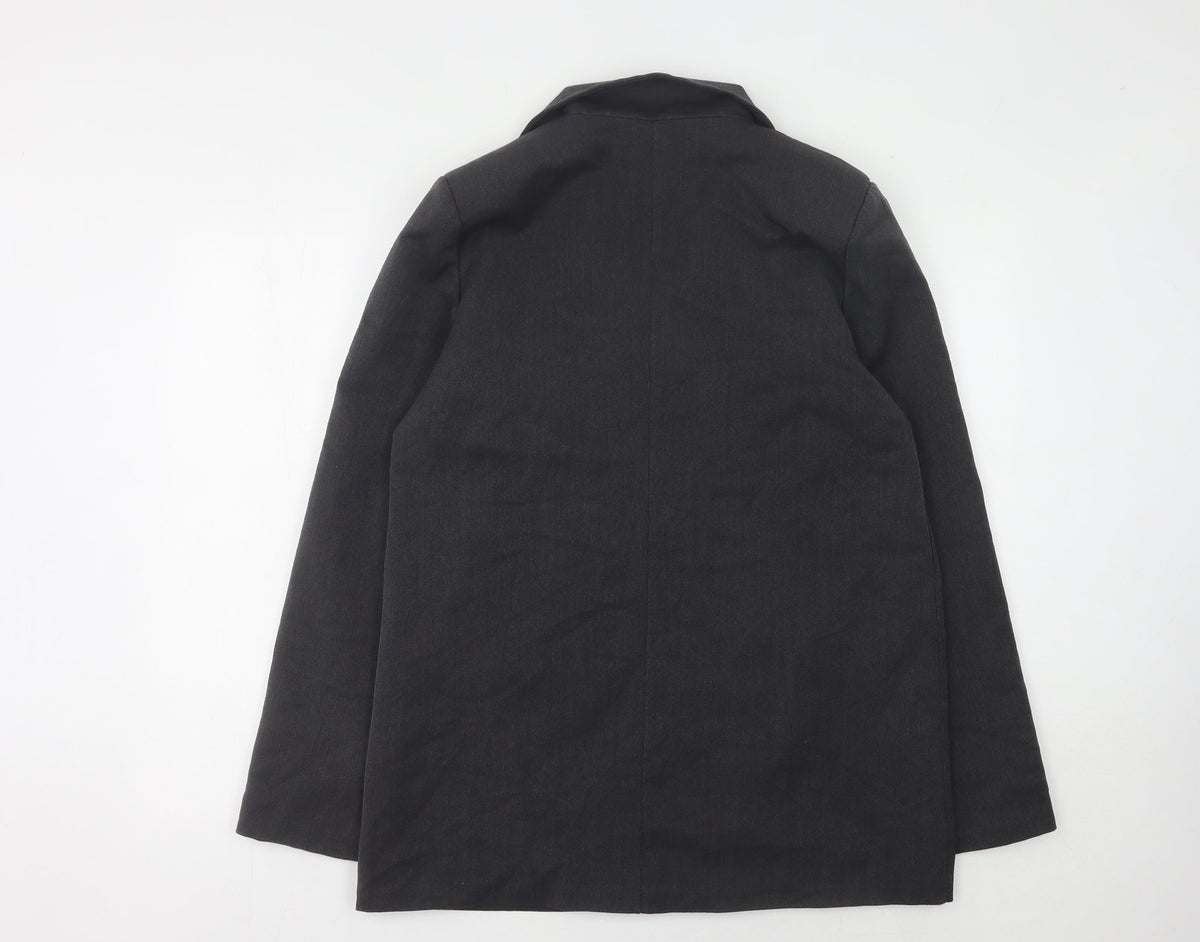 PrettyLittleThing Women's Black Blazer Size 12