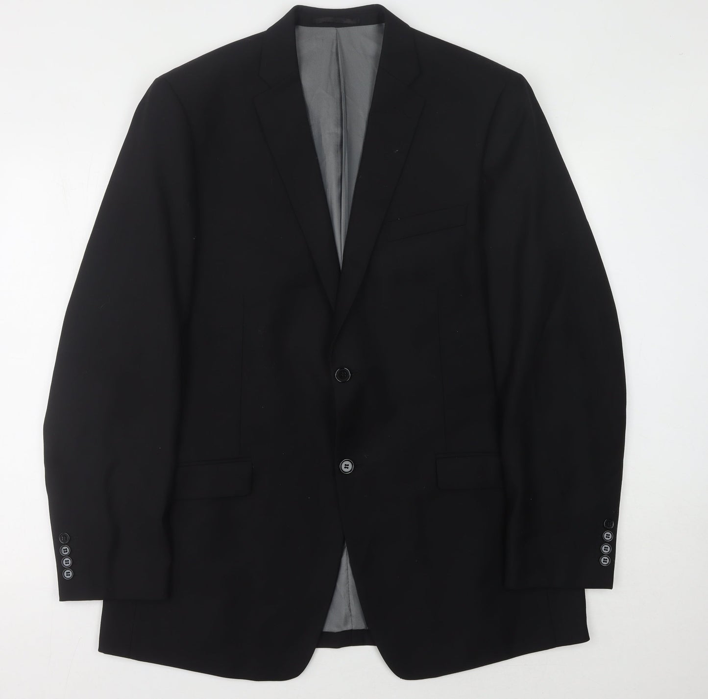Charlton Gray Men's Black Blazer - Size 40L, Business Wear