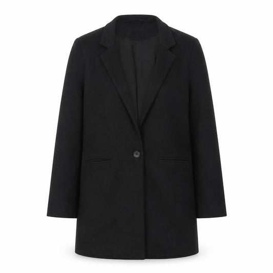 Vero Moda Women's Black Regular Fit Blazer