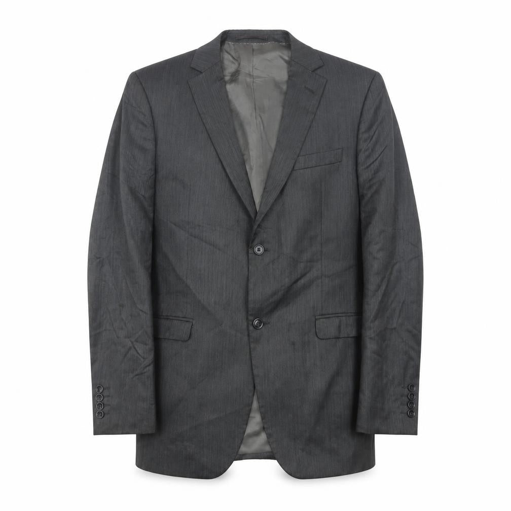 DKNY Men's Grey Long Blazer Jacket Size 42L