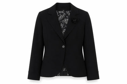 H&M Women's Black Blazer Size 10 Regular Fit