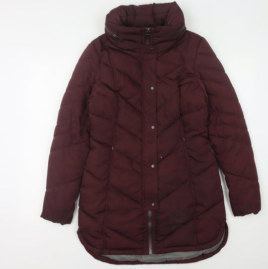 Next Women's Red Puffer Jacket Size 8