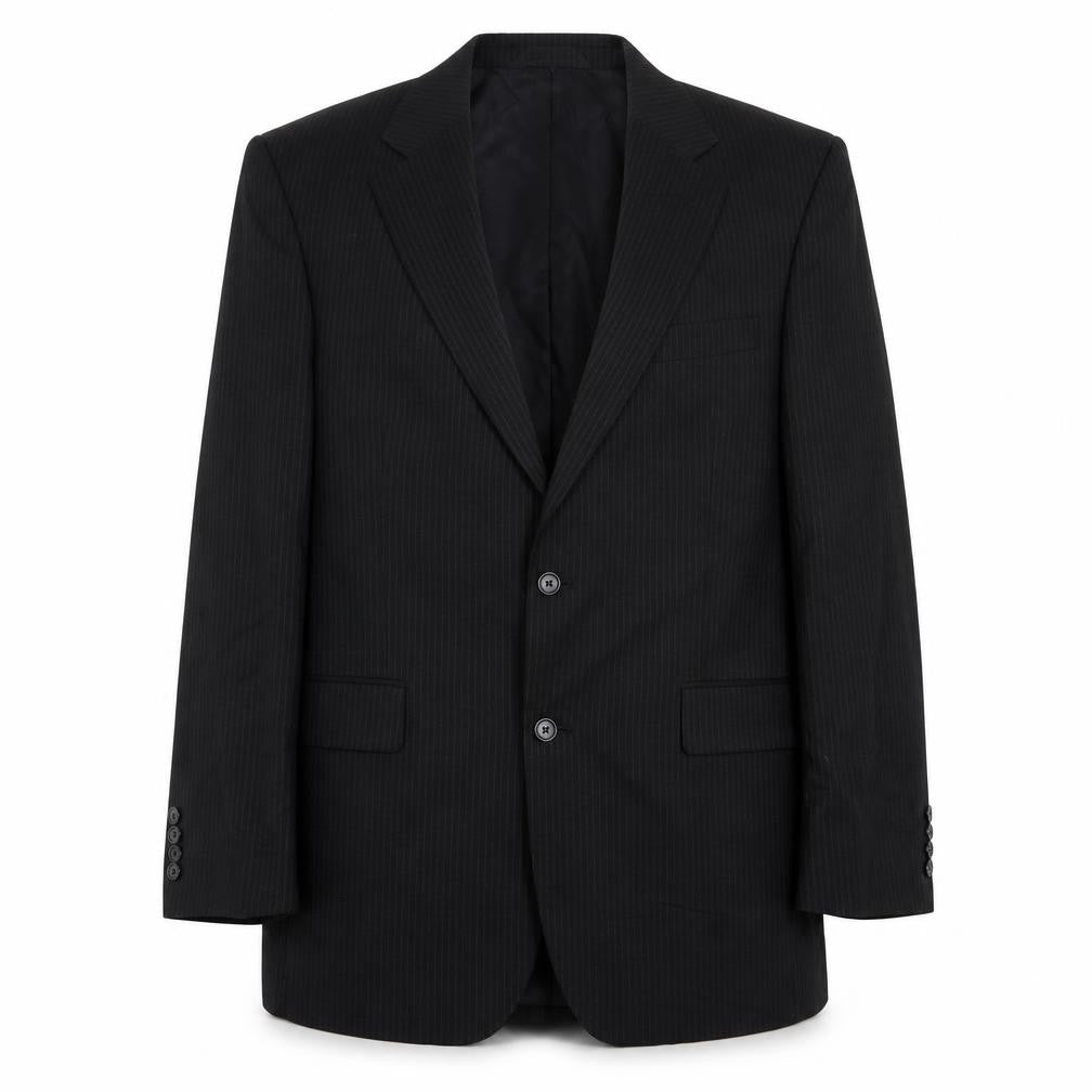 Jos. A. Bank Men’s Black Striped Wool Blazer 41R