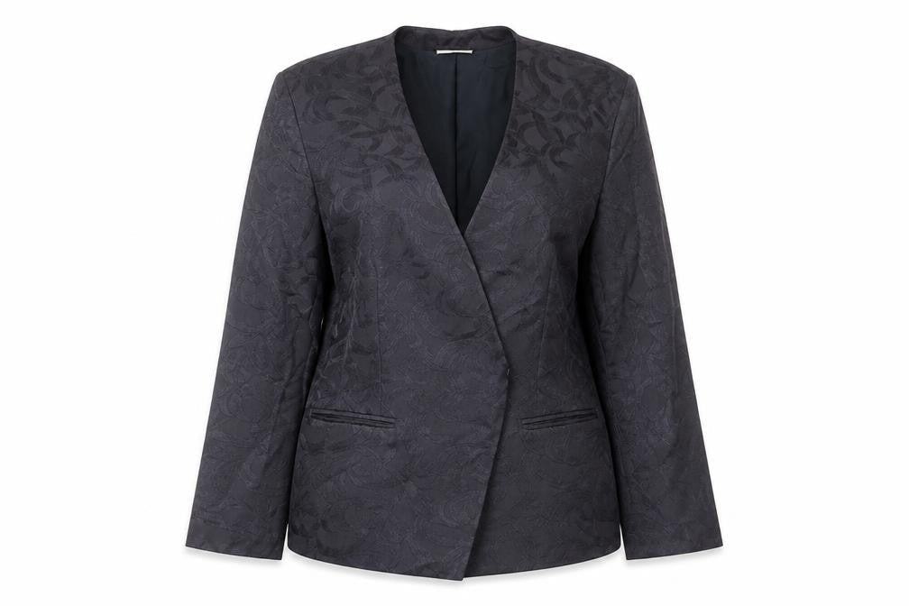 Alexon Grey Geometric Women's Blazer Size 16