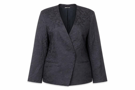 Alexon Grey Geometric Women's Blazer Size 16