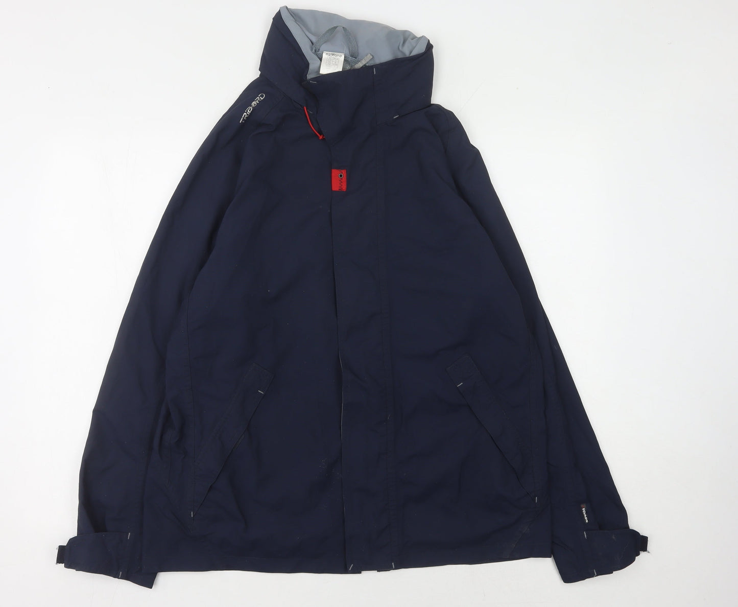 Oxylane Men's Blue Hooded Jacket Size L Casual
