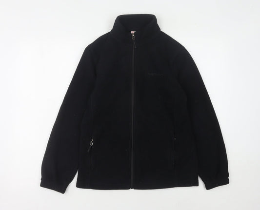 NanjiREN Men's Black Fleece Jacket M, Autumn Casual
