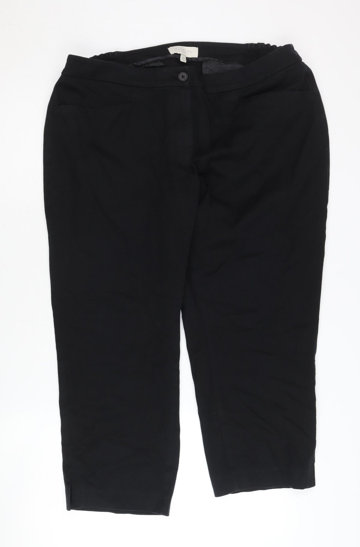 Talbots Women's Black Plus Size Trousers 16W