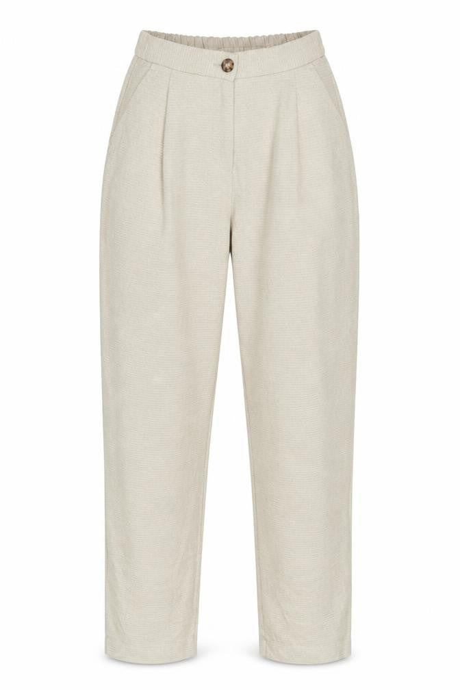 Monki Beige Women’s Trousers Size 4 Casual Elastic Waist