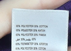 Debenhams Men's Purple XL Slim Fit Button-Up Shirt