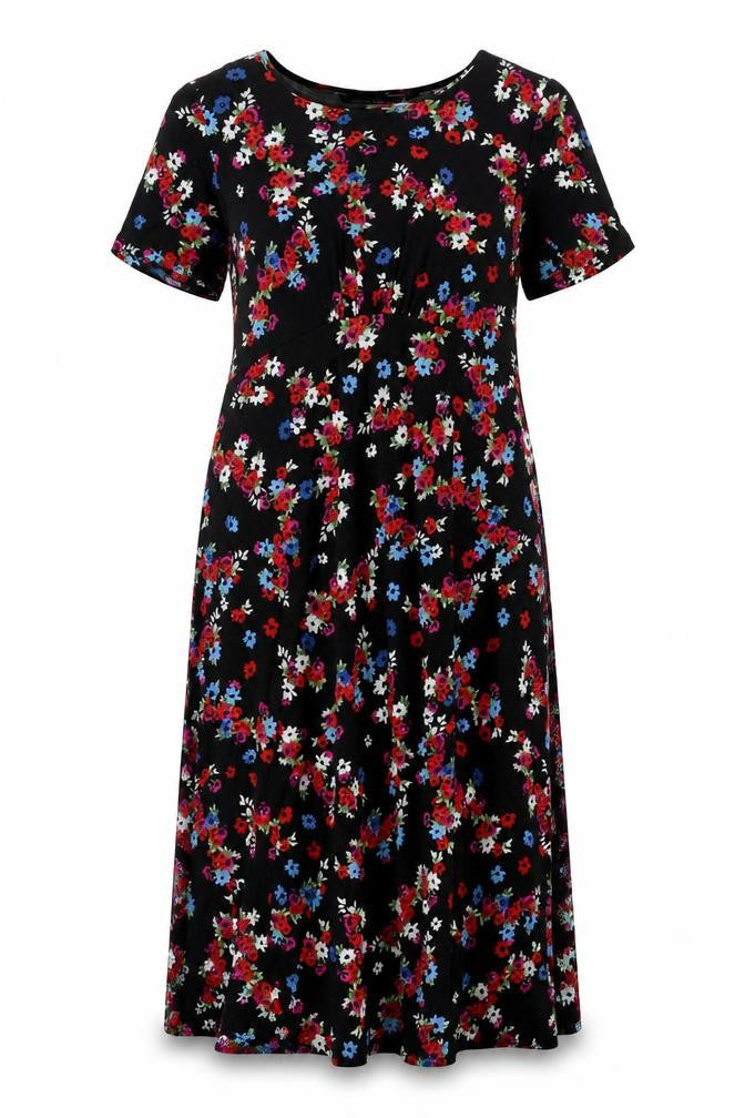 Dorothy Perkins Floral Dress UK 12 Women Multicoloured