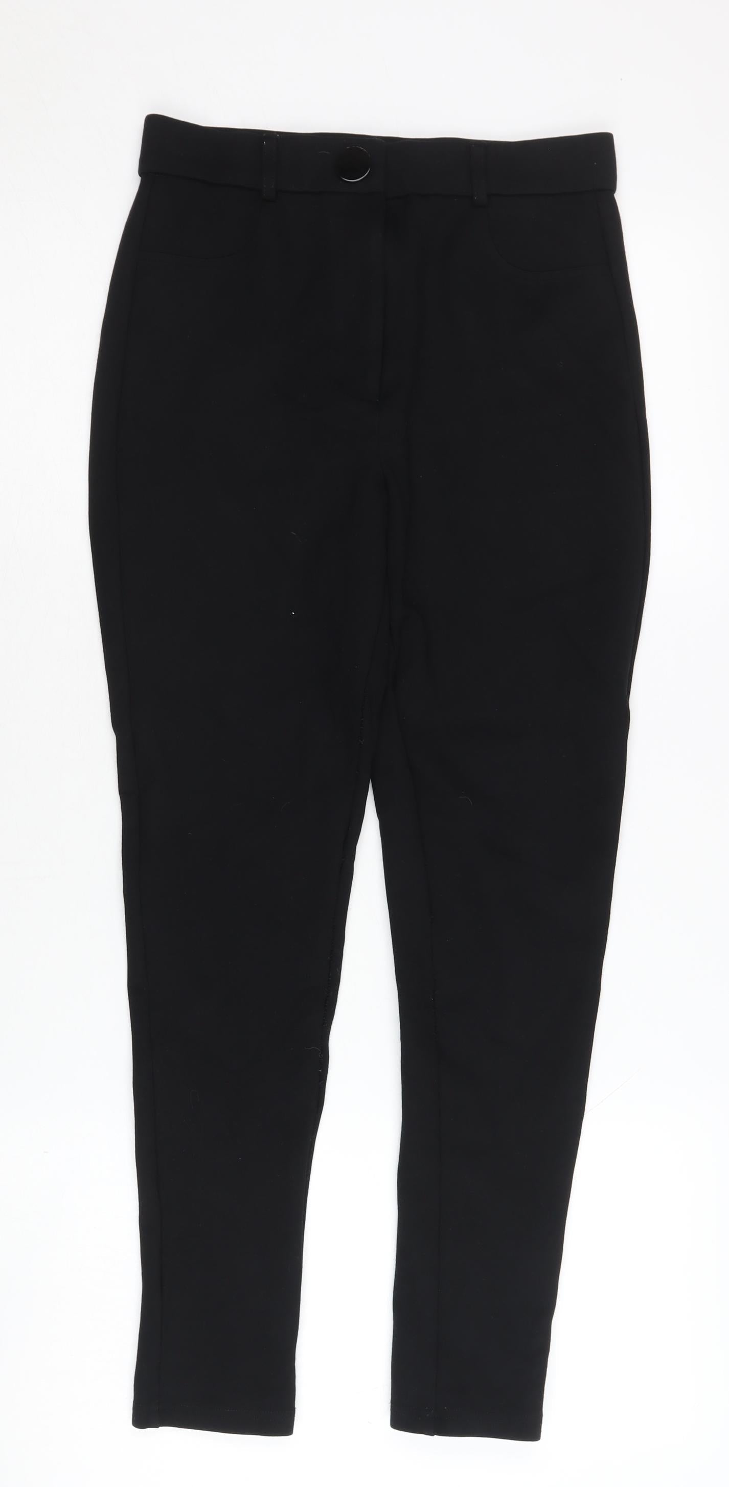 Zara Women's Black Skinny Trousers in Size M