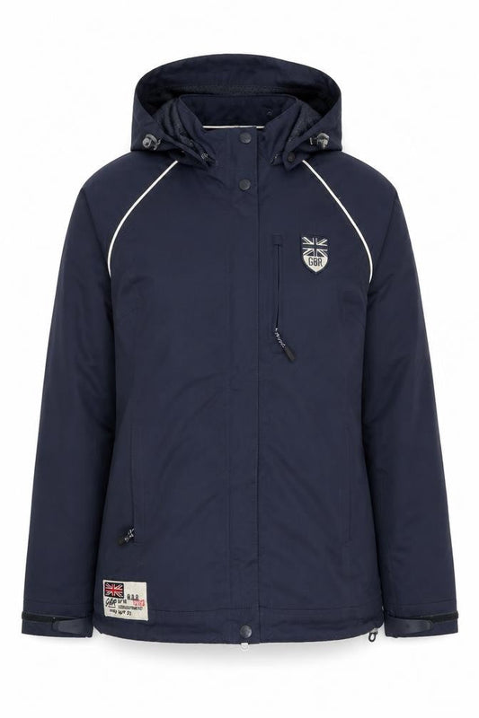 Crew Clothing Women's Blue Parka Jacket Size 12