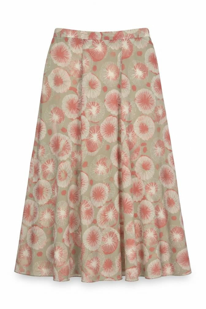 Chesca Women's Multicoloured A-Line Midi Skirt