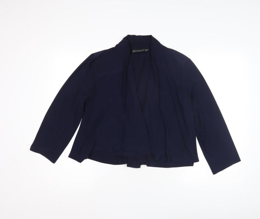 Nina Leonard Women's Blue Casual Jacket, Size L