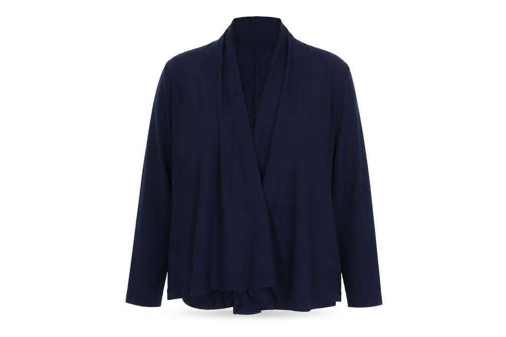 Nina Leonard Women's Blue Casual Jacket, Size L