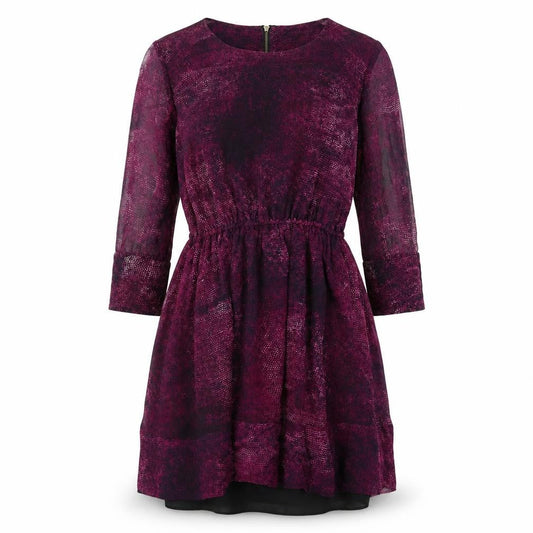 Whistles Women's Purple A-Line Dress Size 10