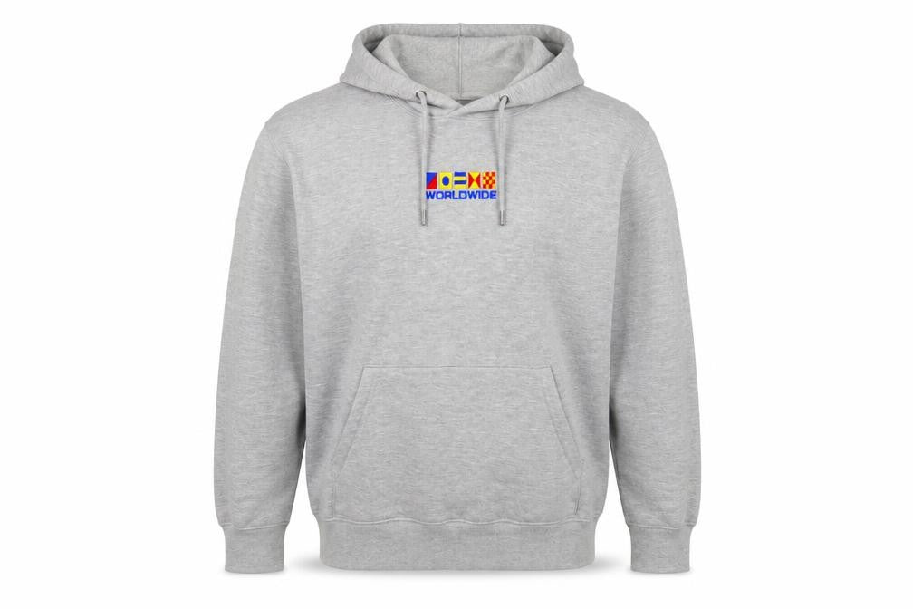 Topman Men's Grey Hooded Pullover Hoodie L