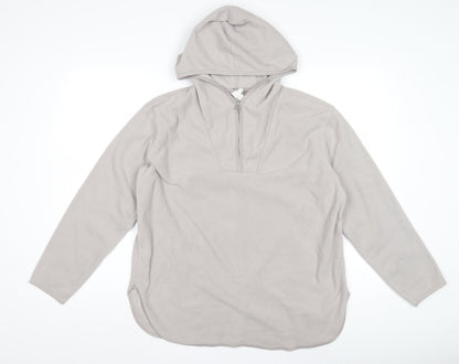 H&M Womens Grey Pullover Hoodie, Regular Fit Size 42,