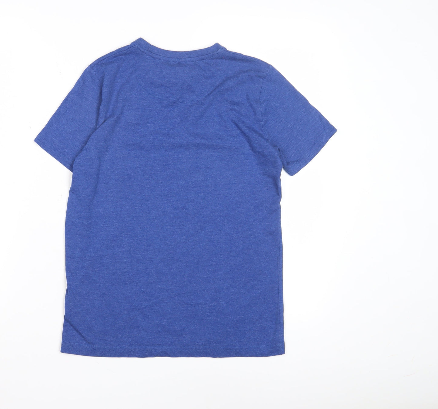 Lyle & Scott Boys Blue T-Shirt 9-10 Years Short Sleeve