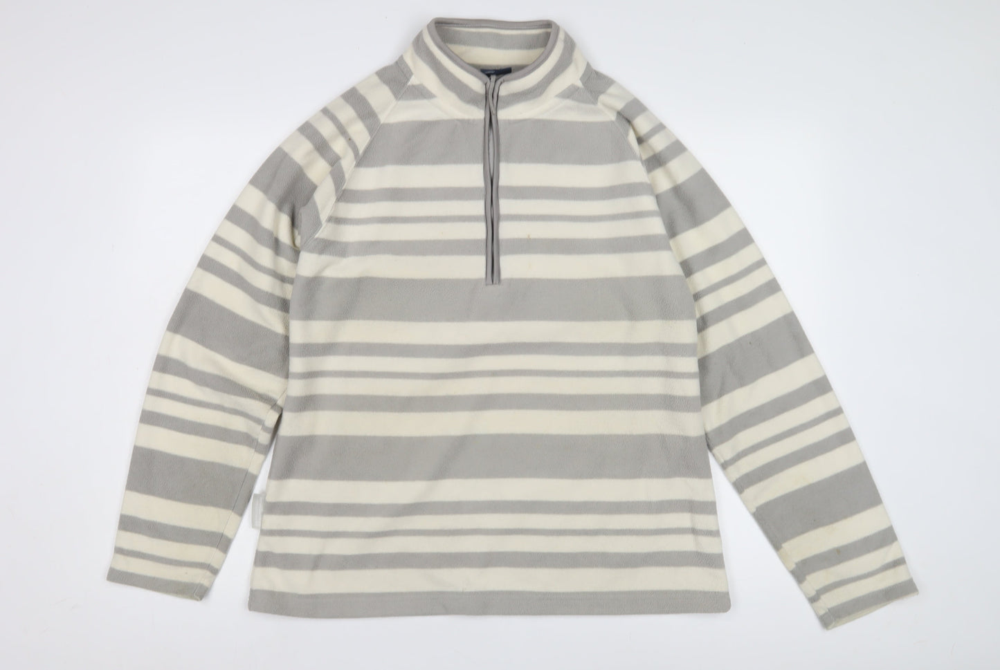 Mountain Warehouse Women's Grey Striped Sweatshirt Size 10