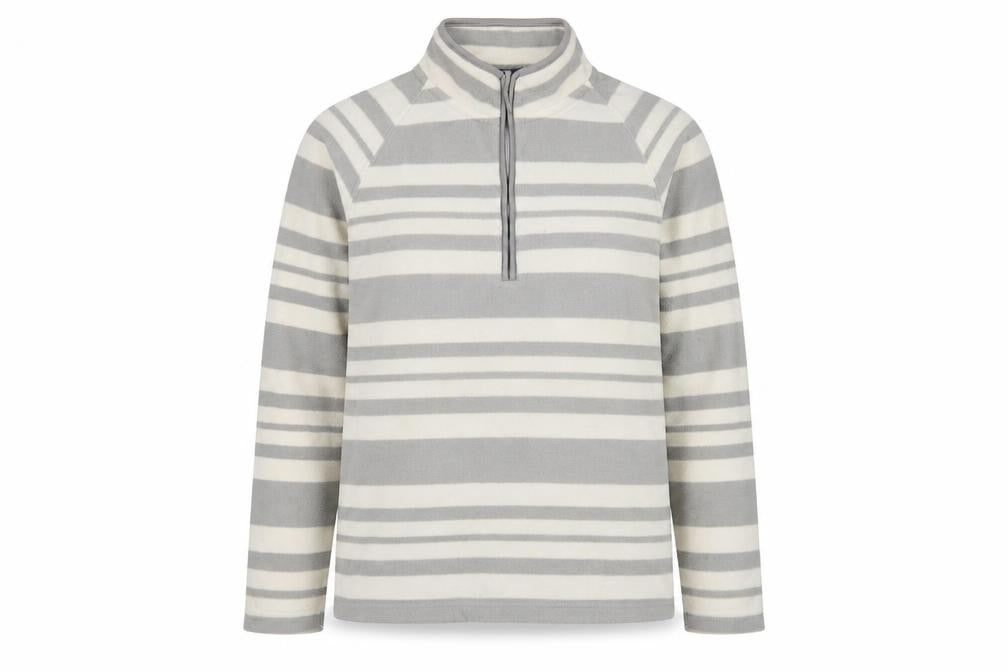 Mountain Warehouse Women's Grey Striped Sweatshirt Size 10