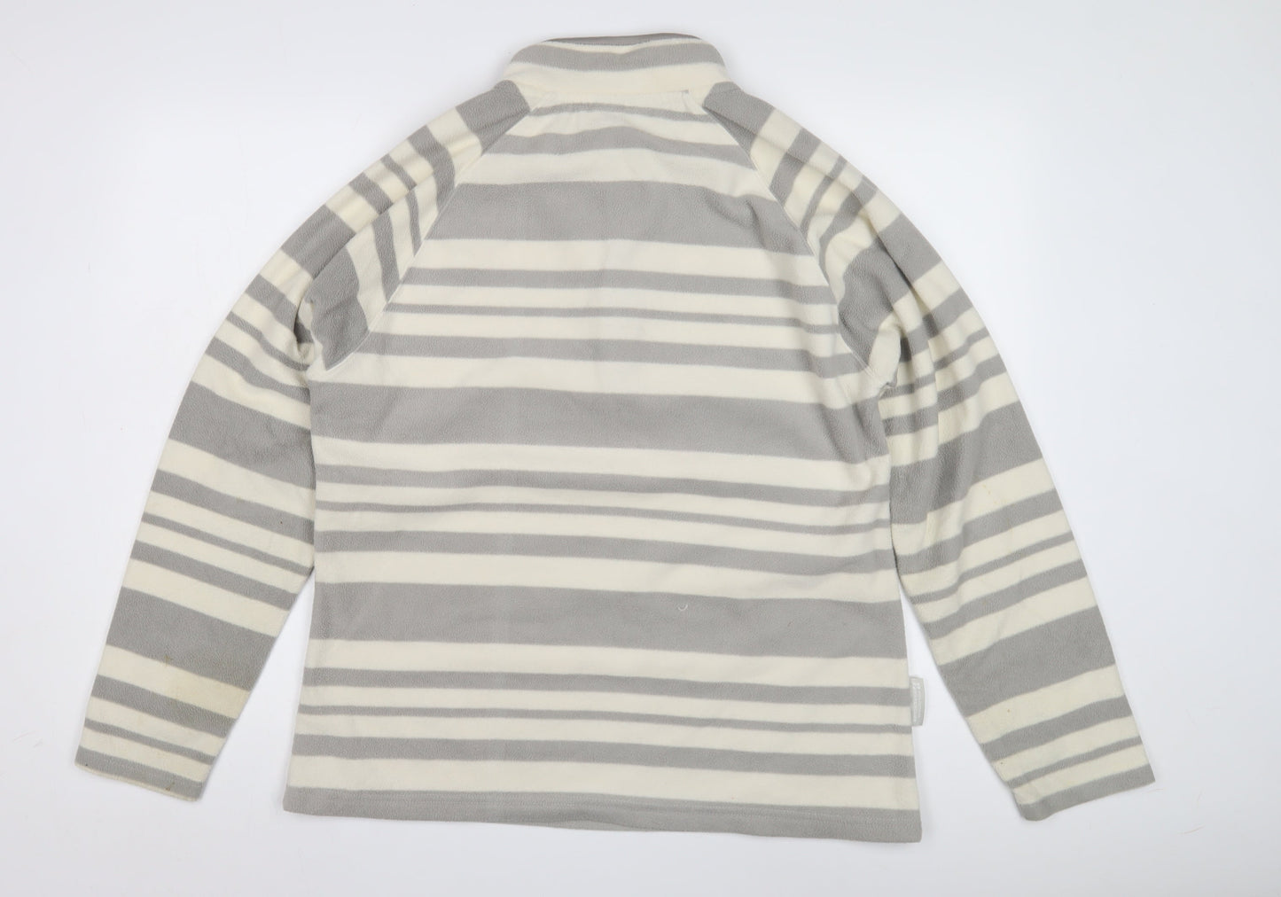 Mountain Warehouse Women's Grey Striped Sweatshirt Size 10