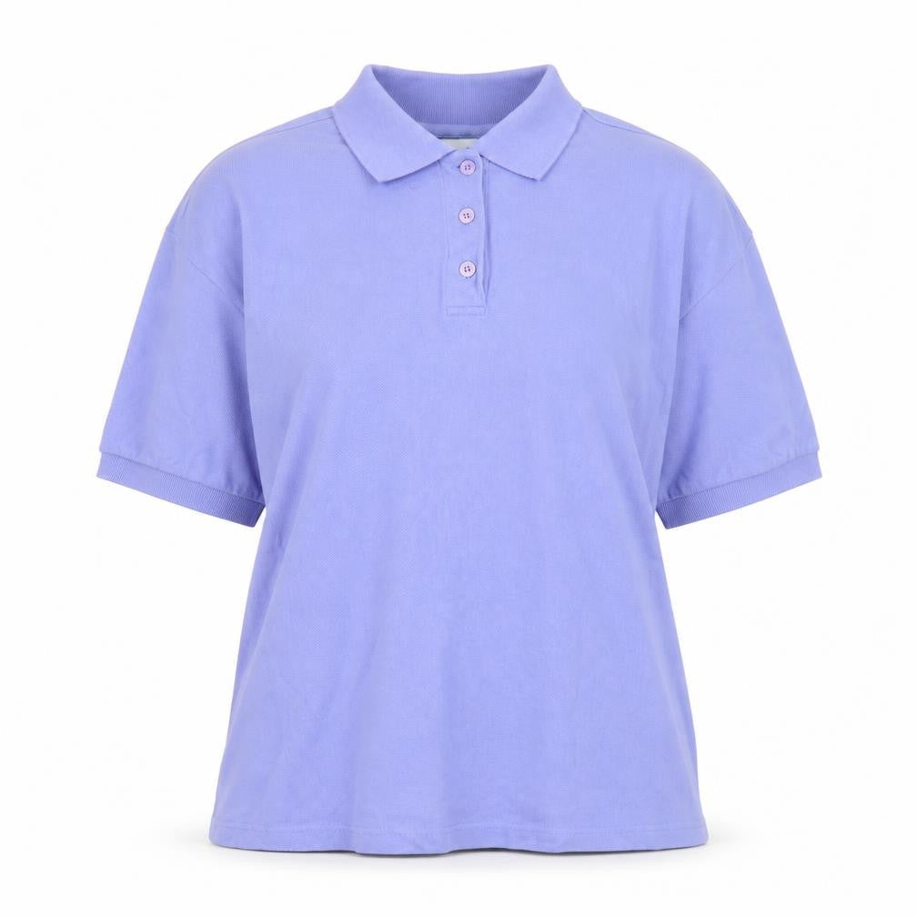 Damart Unisex Purple Polo Shirt, M, Casual Spring Wear