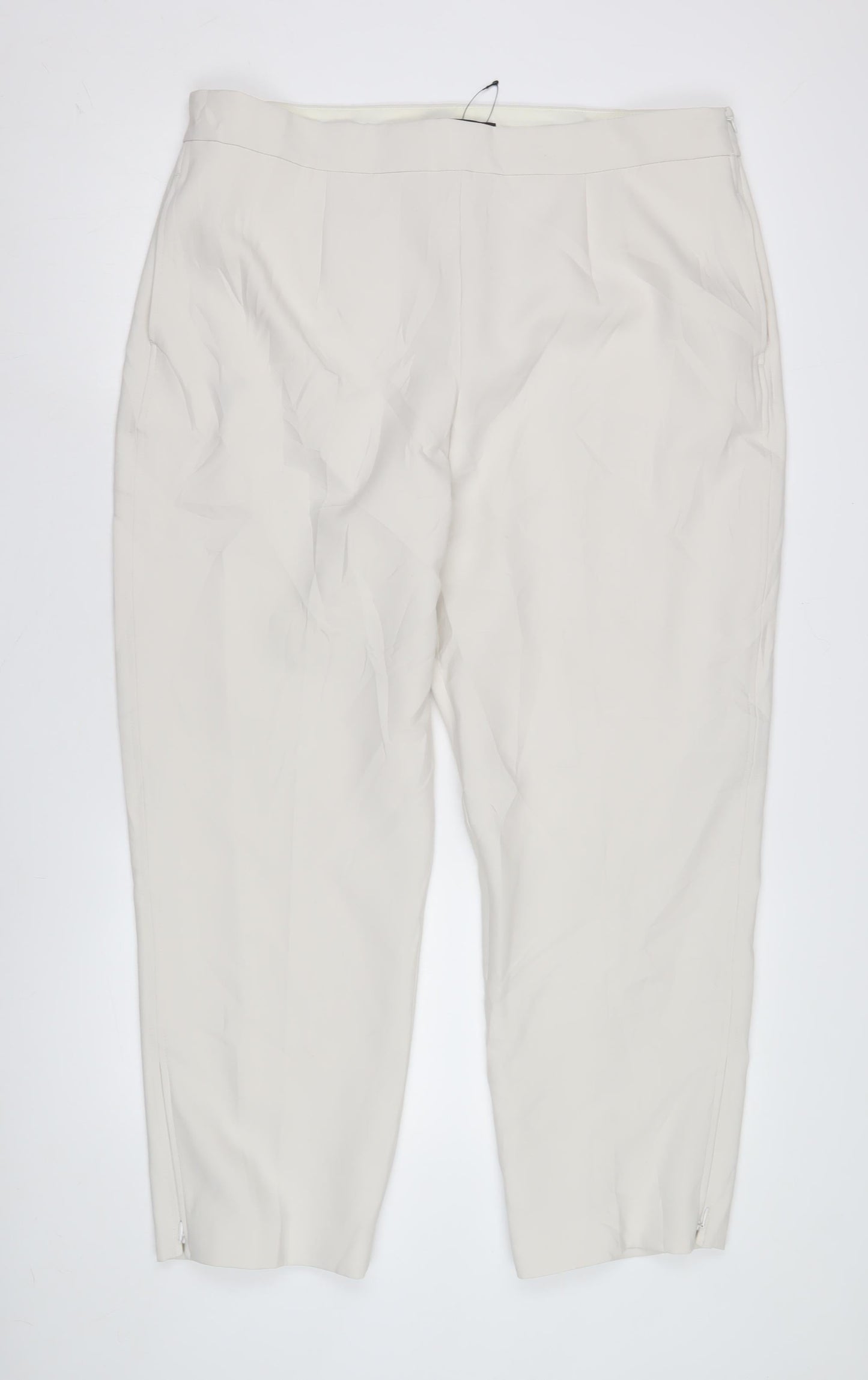 Marks and Spencer Women's Ivory Trousers Size 12