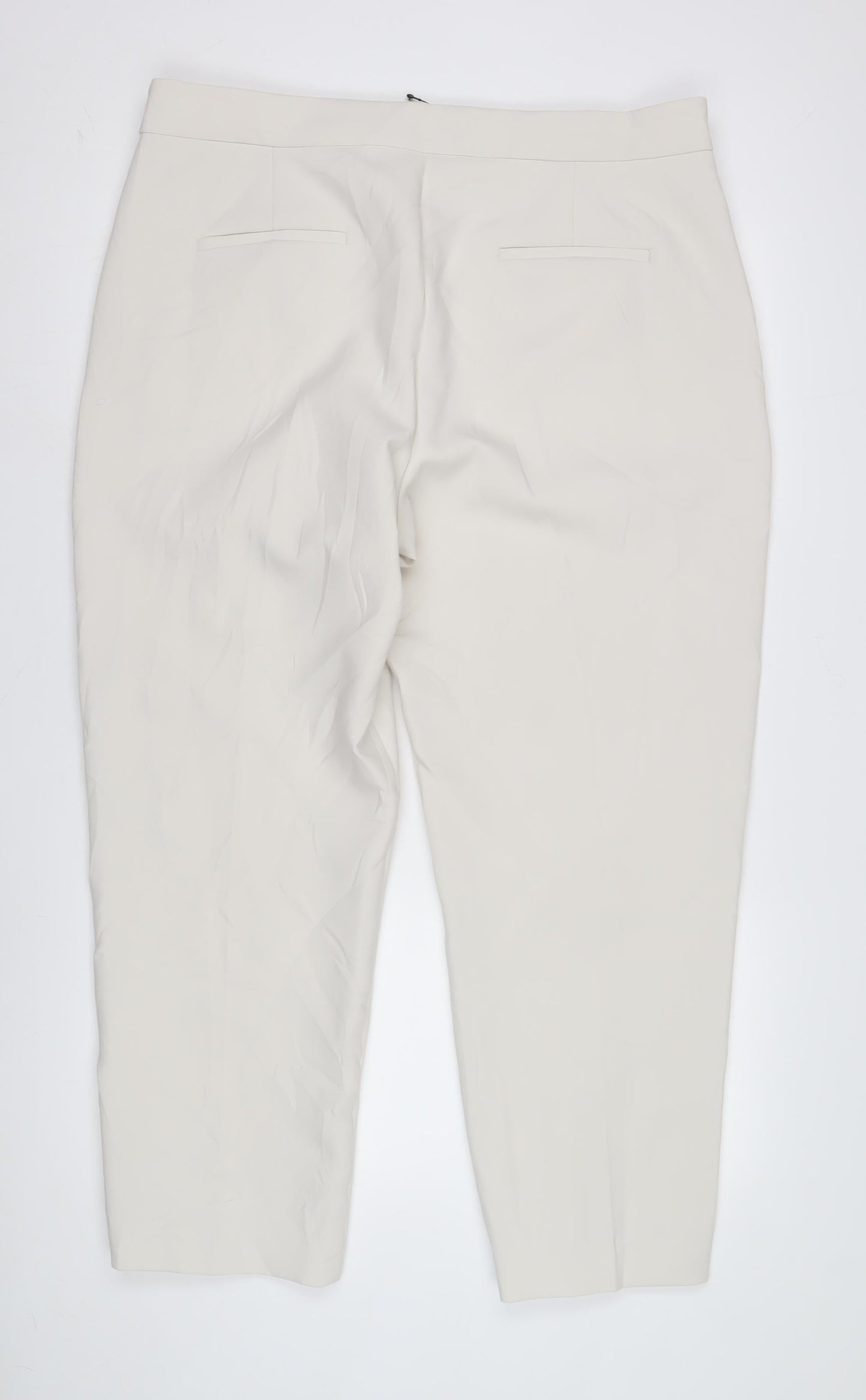 Marks and Spencer Women's Ivory Trousers Size 12