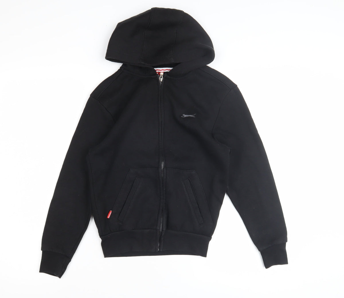 Slazenger Boys Black Full Zip Hoodie 7-8 Years