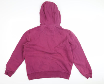 Back view of Crew Clothing Red Medium Pullover Hoodie