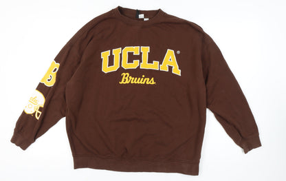 H&M Womens Brown UCLA Sweatshirt - Medium