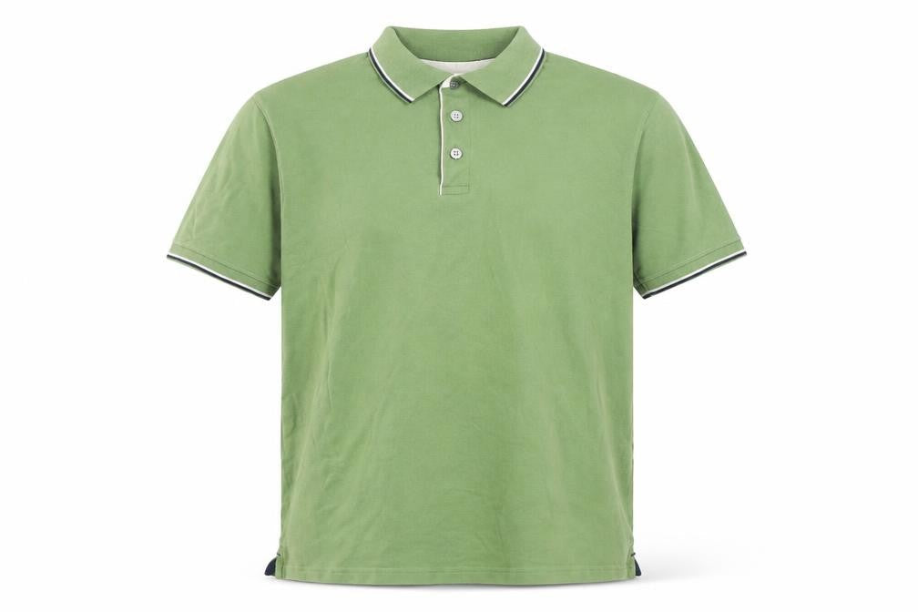 Marks & Spencer Men's Green Polo Medium