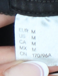 H&M Womens Black Pullover Hoodie, M, Casual Style